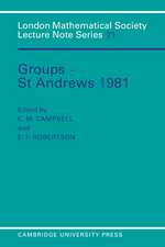 Groups - St Andrews 1981