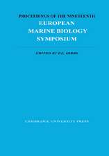 Proceedings of the Nineteenth European Marine Biology Symposium