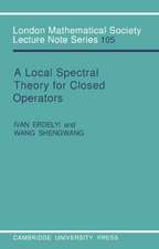 A Local Spectral Theory for Closed Operators