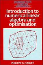 Introduction to Numerical Linear Algebra and Optimisation