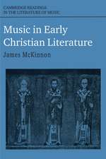 Music in Early Christian Literature