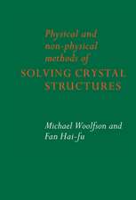 Physical and Non-Physical Methods of Solving Crystal Structures