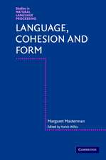 Language, Cohesion and Form