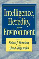 Intelligence, Heredity and Environment