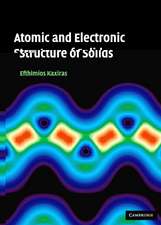 Atomic and Electronic Structure of Solids