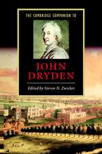 The Cambridge Companion to John Dryden