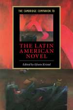 The Cambridge Companion to the Latin American Novel