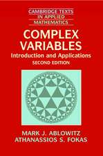 Complex Variables: Introduction and Applications