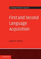 First and Second Language Acquisition: Parallels and Differences