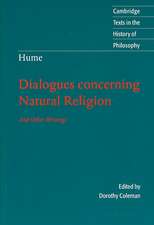 Hume: Dialogues Concerning Natural Religion: And Other Writings