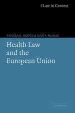 Health Law and the European Union