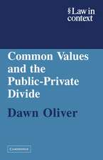 Common Values and the Public-Private Divide