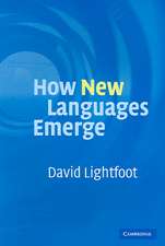 How New Languages Emerge