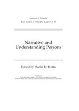 Narrative and Understanding Persons