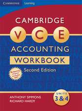 Cambridge VCE Accounting Units 3 and 4 Workbook