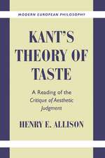 Kant's Theory of Taste: A Reading of the Critique of Aesthetic Judgment