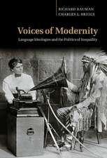 Voices of Modernity: Language Ideologies and the Politics of Inequality