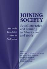Joining Society: Social Interaction and Learning in Adolescence and Youth