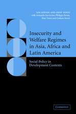 Insecurity and Welfare Regimes in Asia, Africa and Latin America: Social Policy in Development Contexts