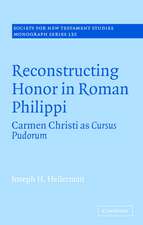 Reconstructing Honor in Roman Philippi: Carmen Christi as Cursus Pudorum