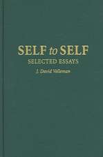 Self to Self: Selected Essays