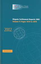 Dispute Settlement Reports 2002: Volume 5, Pages 1819-2070