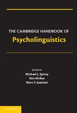 The Cambridge Handbook of Psycholinguistics