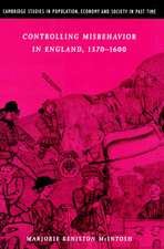 Controlling Misbehavior in England, 1370–1600