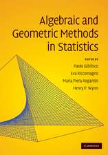 Algebraic and Geometric Methods in Statistics