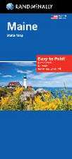 Rand McNally Easy to Fold: Maine State Laminated Map