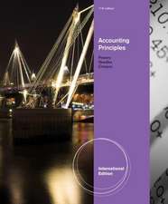 Needles, B: Accounting Principles, International Edition