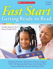 Fast Start: Grades PreK-K [With 30 Motivational Stickers]