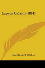 Lapsus Calami (1891)