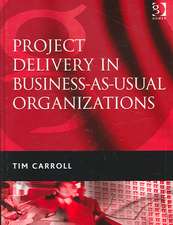 Project Delivery in Business-as-Usual Organizations