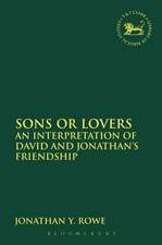 Sons or Lovers: An Interpretation of David and Jonathan's Friendship