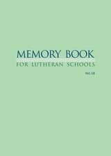 Memory Book for Lutheran Schools