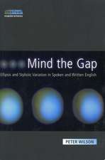 Mind The Gap: Ellipsis and Stylistic Variation in Spoken and Written English