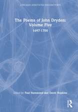 The Poems of John Dryden: Volume Five: 1697-1700