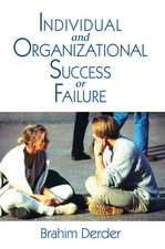 Individual and Organizational Success or Failure