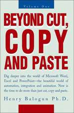 Beyond Cut, Copy and Paste