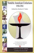 Notable American Unitarians 1936-1961