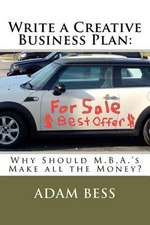 Write a Creative Business Plan