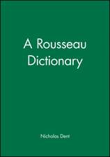 A Rousseau Dictionary