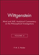Hacker: Wittgenstein Mind and Will