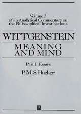 Wittgenstein: Meaning and Mind