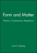 Form and Matter: Themes in Contemporary Metaphysics