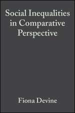 Social Inequalities in Comparative Perspective