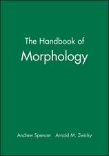 The Handbook of Morphology