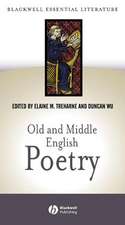 Old and Middle English Poetry