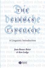 The German Language: A Linguistic Introduction